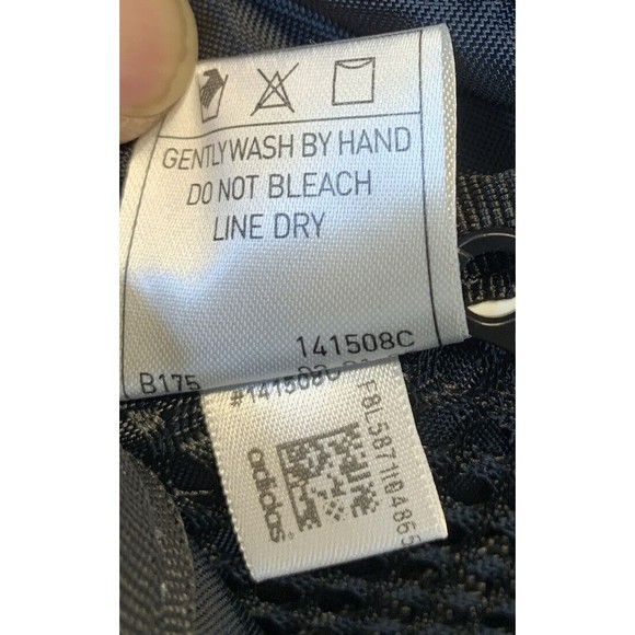 Adidas Gray w/ Black Small Backpack Nylon Shoulder Bag Padded Back - Picture 8 of 8